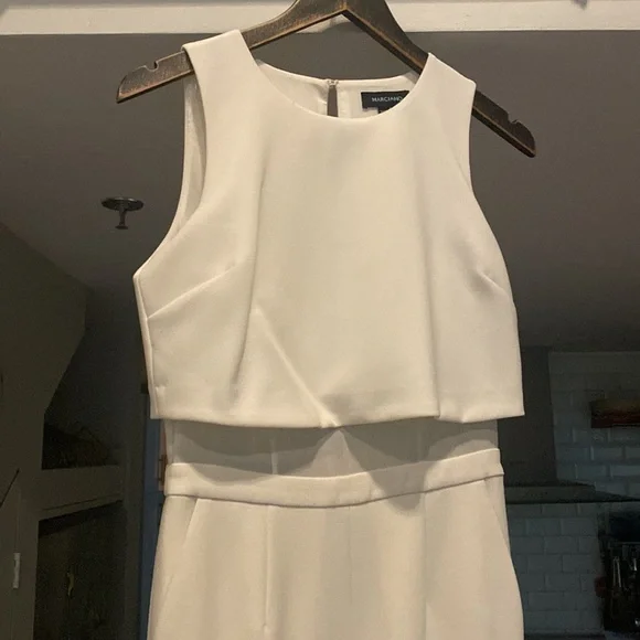Gorgeous Ivory ***Marciano*** Formal Jump Suit Size 2 As Good As New!!! - Picture 4 of 12